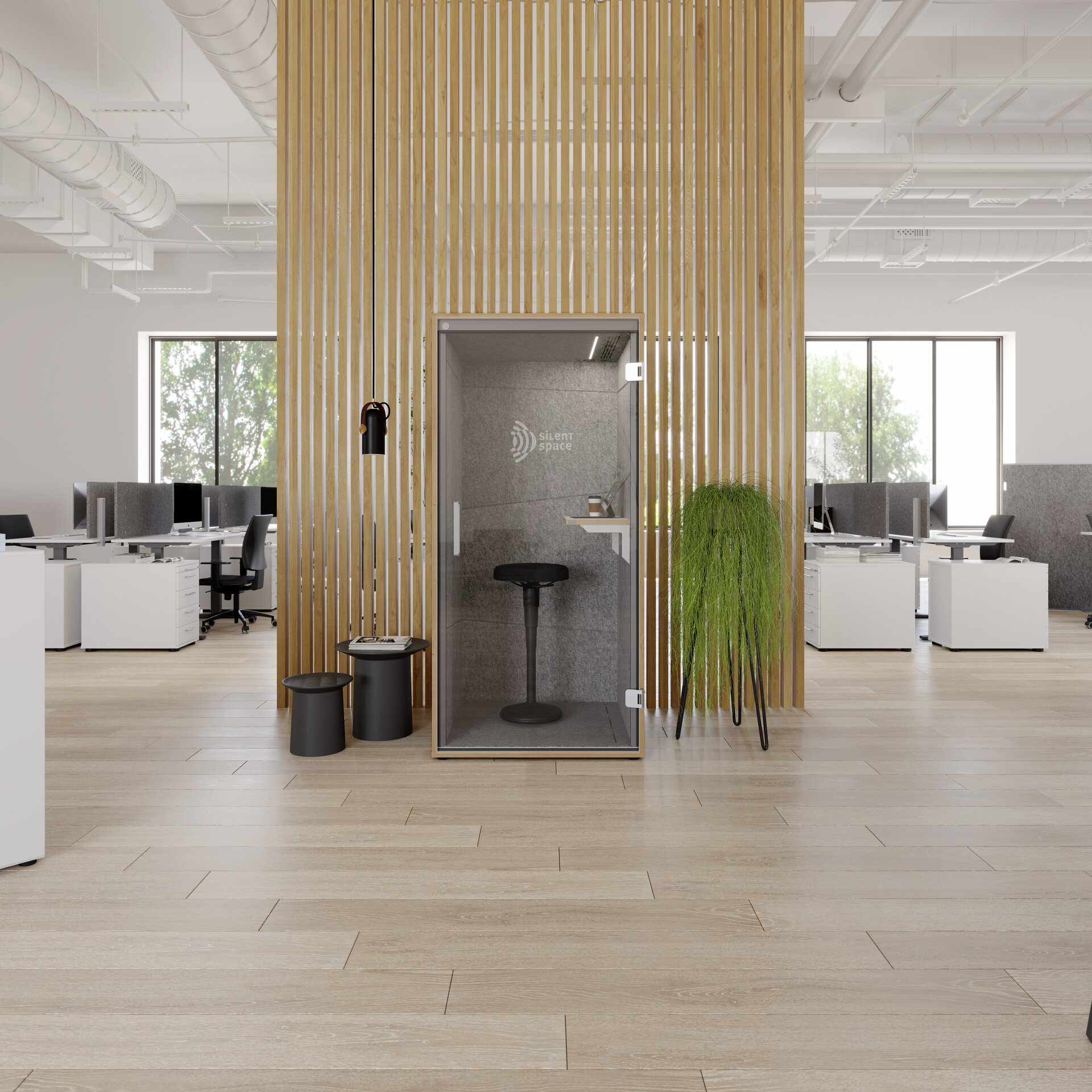 Ruhiger Silent-Space für konzentriertes Arbeiten